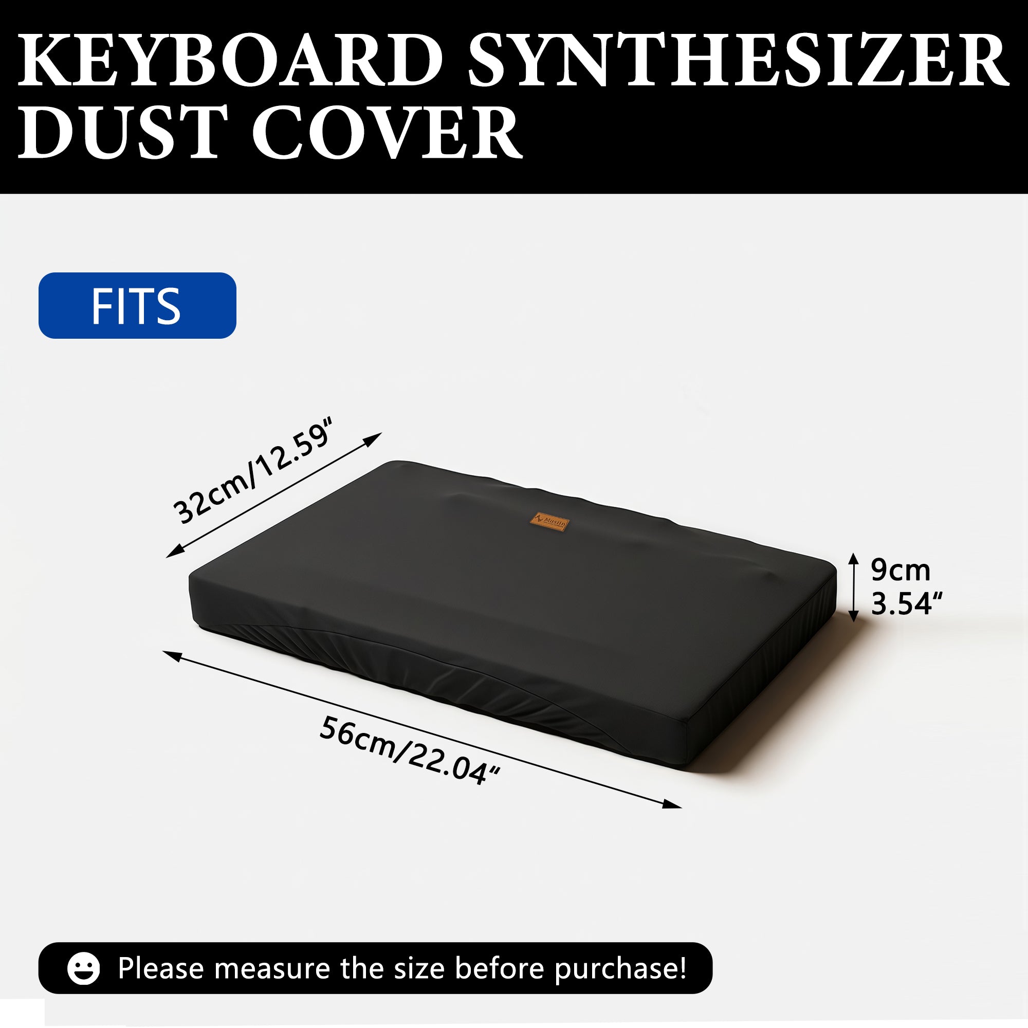 Musiin Keyboard Synthesizer Dust cover compatible with Korg Modwave mk2, Moog Messenger KingKORG NEO, opsix mk II, wavestate mk2,Premium Chinlon Anti-scratch and dustproof, Soft Touch & Fitted design