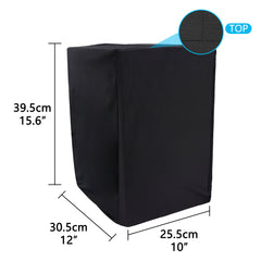Musiin Home Studio Monitor Dust Cover Compatible With YAMAHA HS8,Adam T7V KRK Rokit 8 G4,JBL 308P Mkll and PreSonus Eris E8 XT Black 8-Inch Professional Protective Powered Speaker cover(2 packs)