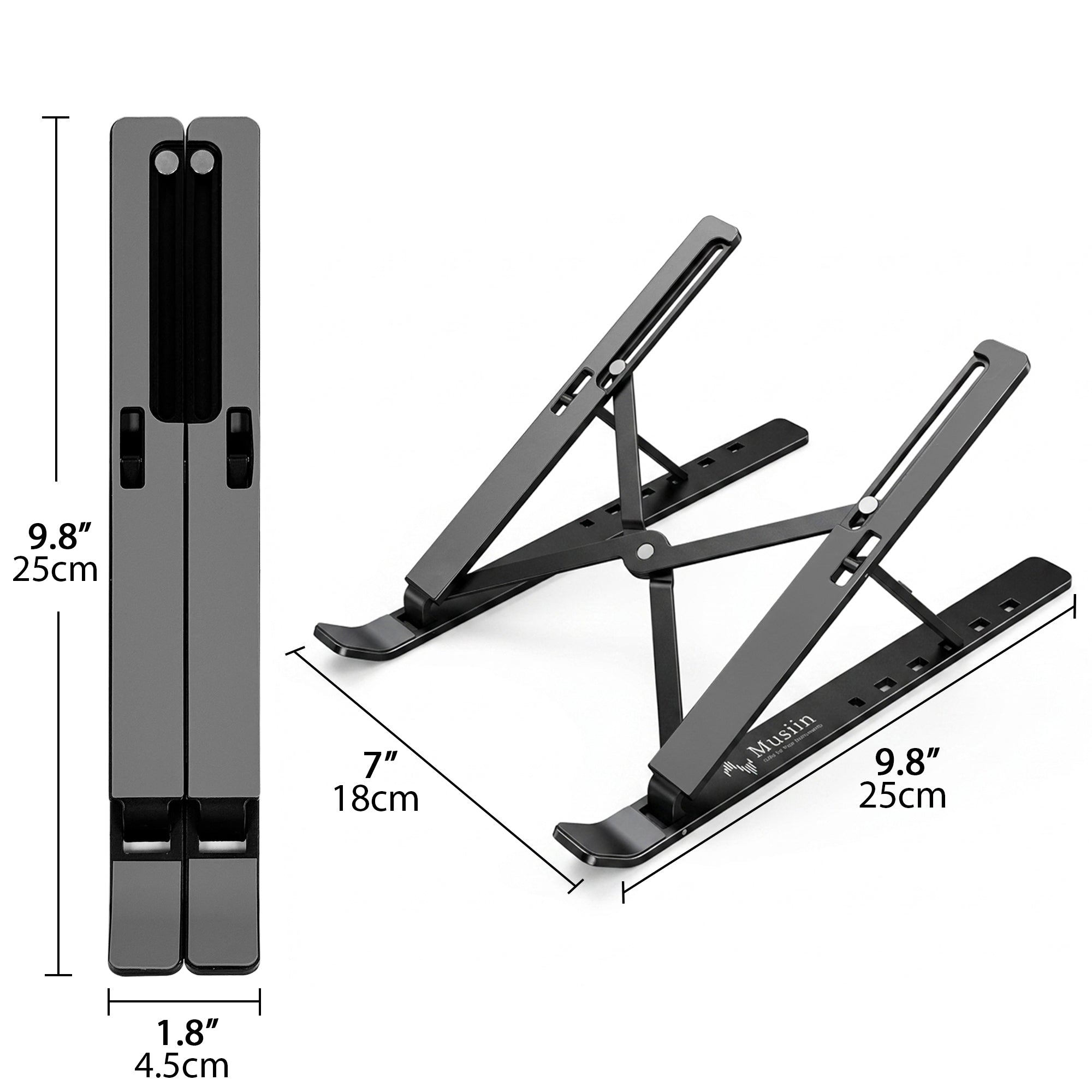 Musiin Custom DAW Controller Stand Mixer Holder Compatible with Nektar Panorama CS12,Tascam Mixcast 4,Rode RODECaster Pro II,Zoom R20/R24,Akai MPC Sample Adjustable Drum Controller MIDI Device Holder