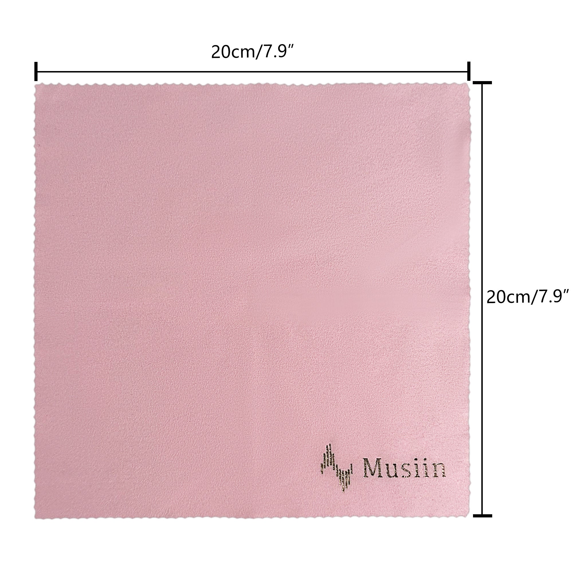 Musiin Original Guitar Cleaning Cloth, Custom Soft Microfiber, Lint-Free Polishing Cloth for Guitar, Violin, Piano, Keyboard, Trumpet, Clarinet. (6 Colors Packs)