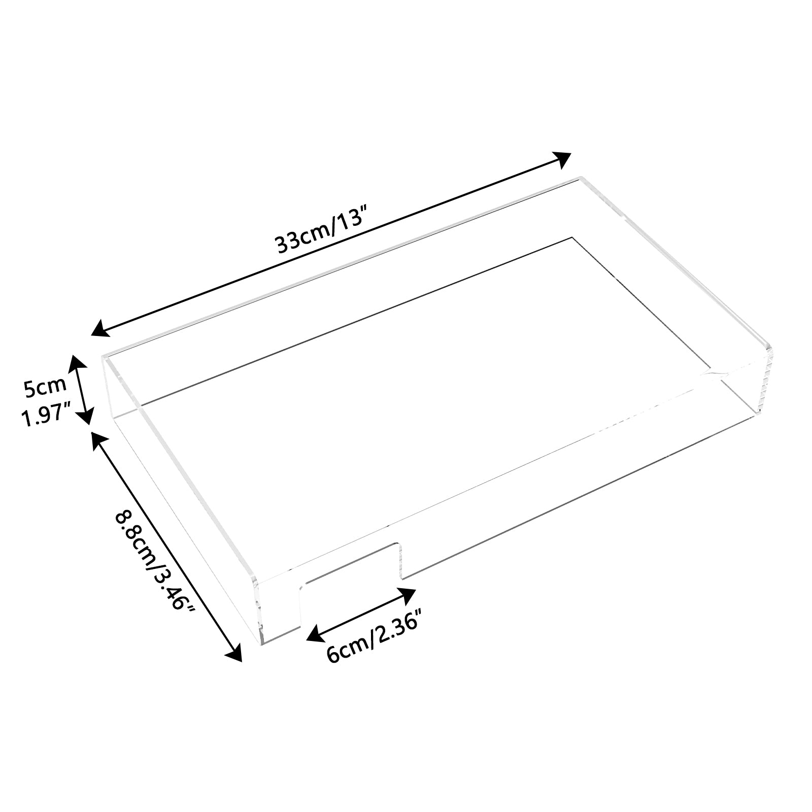 Musiin Premium Acrylic Midi Keyboard dust cover Reserved wire trough, waterproof and dustproof, compatible with AKAI MPK Mini MK3 keyboard protective