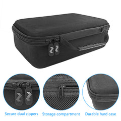 Musiin Audio Interface Storage Case, Compatible with SSL2 MKII and SSL2+ MKII Audio Interfaces, Top Cover Zipper Mesh Pocket Design and Handle Strap, Portable Travel Storage Case (Black)