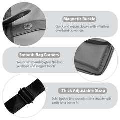 Musiin VNEX Series Audio Sampler Synth commute Bag Compatible with Akai MPC Sample/Teenage Engineering OP-1 EP-133, Portable Sling Waterproof Bag with Multi-Compartments for Travel, Live Performance