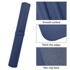 Musiin Music Studio Desk Leather Mouse and Keyboard Mat with Coaster, Ideal for Office, Creative Work, and Recording Studios