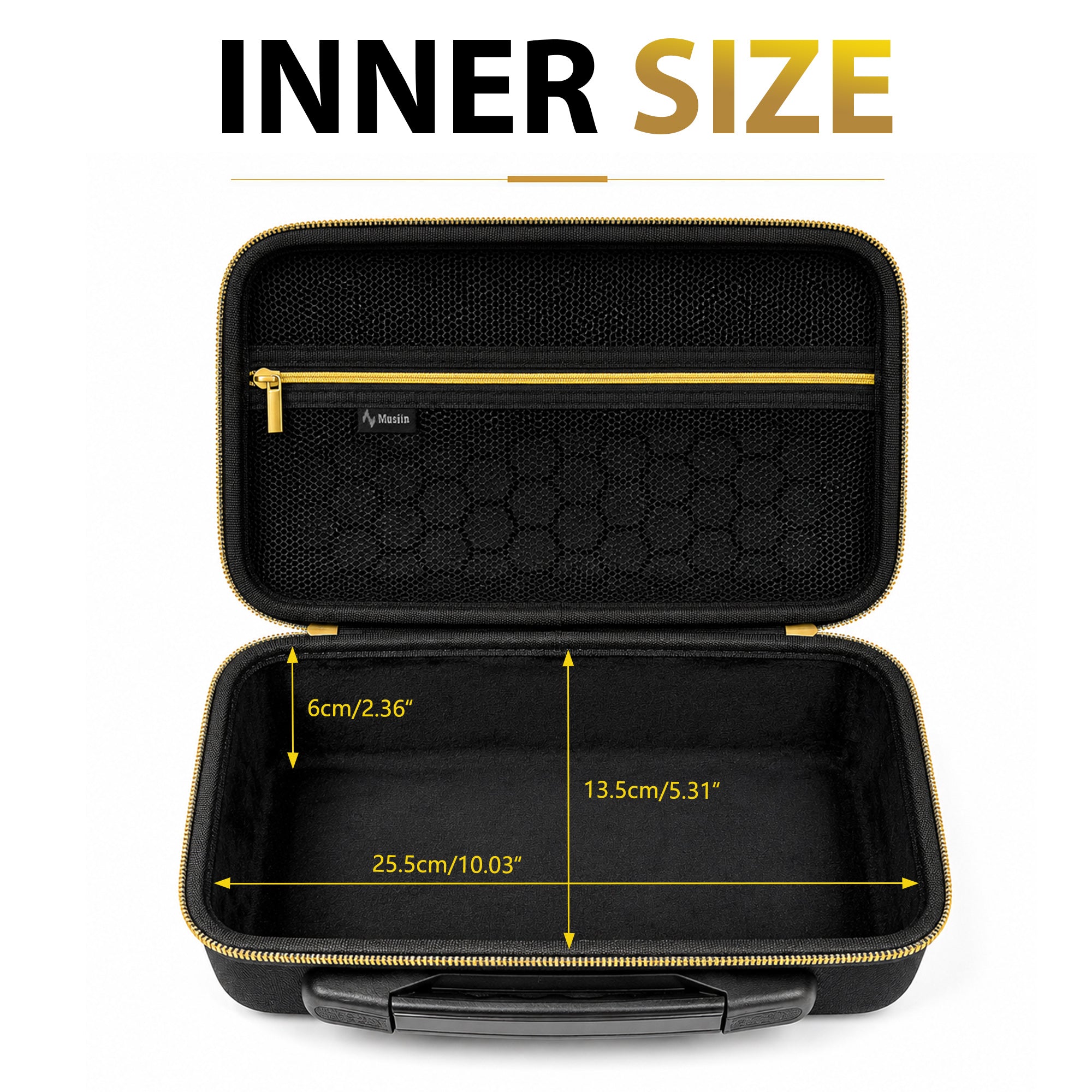Musiin Guitar Effects Case Compatible with Neural DSP Quad Cortex Mini