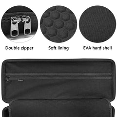 Musiin MIDI Controller Case, Compatible with Ableton Move and Arturia MicroLab MK3, Built-in Mesh Pocket and Cable Compartment, Fixed Design, Ideal for Travel and Live Performance