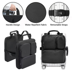 Musiin Travel Luggage Expansion Organizer for Musician - Holds sheet music, straps, capo, strings, cables, and instrument accessories bag