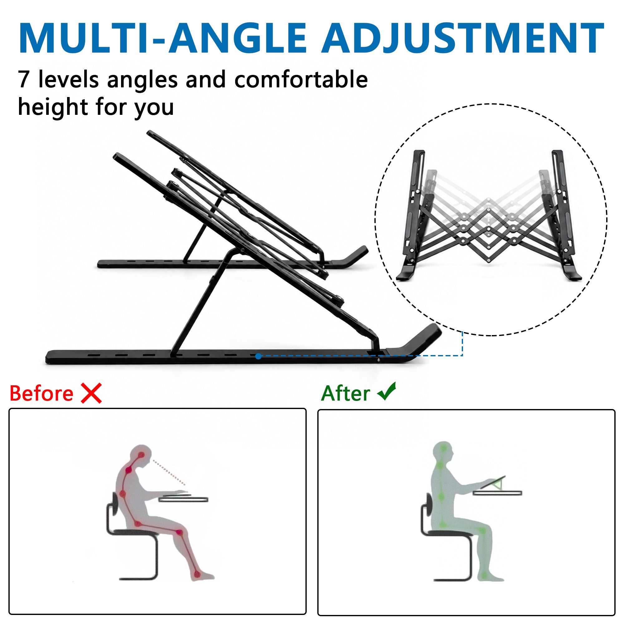 Musiin Music Production Equipment Stand Compatible with Behringer X-TOUCH,Tascam Podcast Station Mixcast 4,Roland MC-707,Adjustable Length, Foldable Design(X-Large)