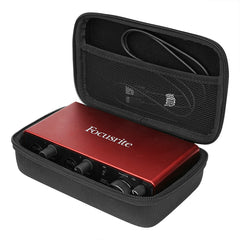 Musiin Audio Interface Case, Compatible with Focusrite Scarlett 2i2 3rd Gen Third Generation Audio Interface Cover, Velvet Interior