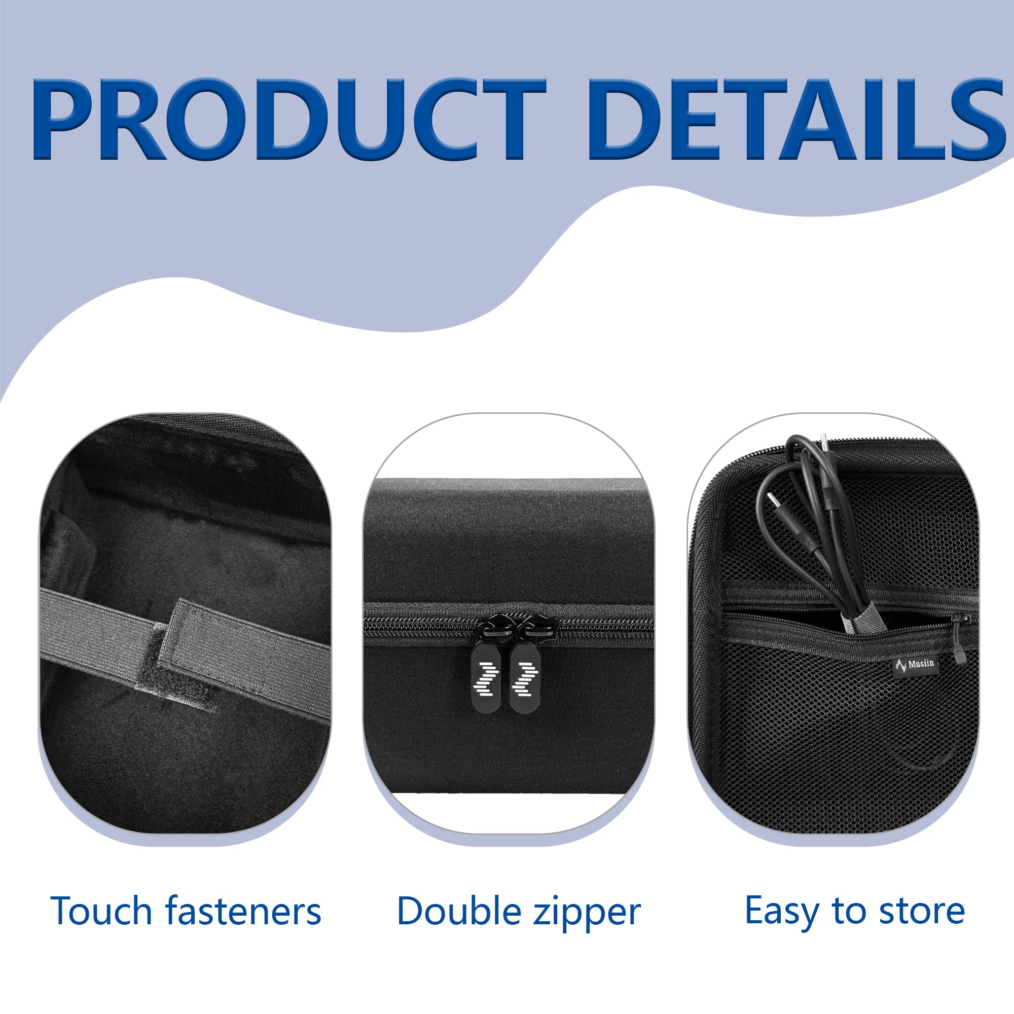 Musiin Audio Interface Carrying Case Compatible with Apollo Twin X DUO Gen 2/QUAD Gen 2, Equipped with Comfort Handle and Adjustable Shoulder Strap, Suitable for Traveling(Black)