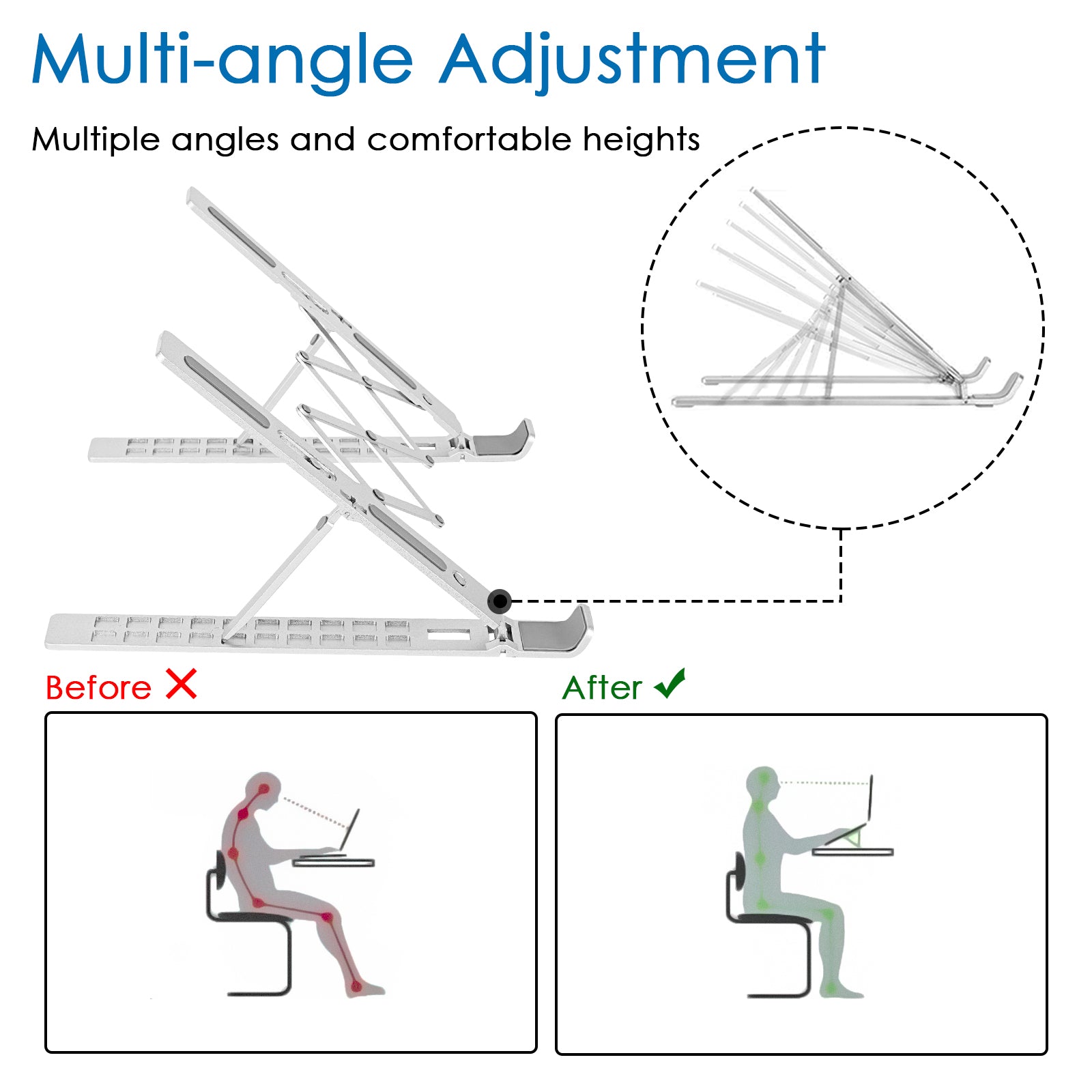 Musiin Audio Mixer Stand for Home Studio Mixer Controller(Three-fold)