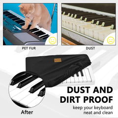 Musiin 25 keys Midi Keyboard Dust Cover Compatible with Arturia MiniLab 3,Akai Mini MK4,MiniLab MkII 25,Premium Chinlon Anti-scratch and dustproof, Soft Touch & Fitted Daily Use Protection