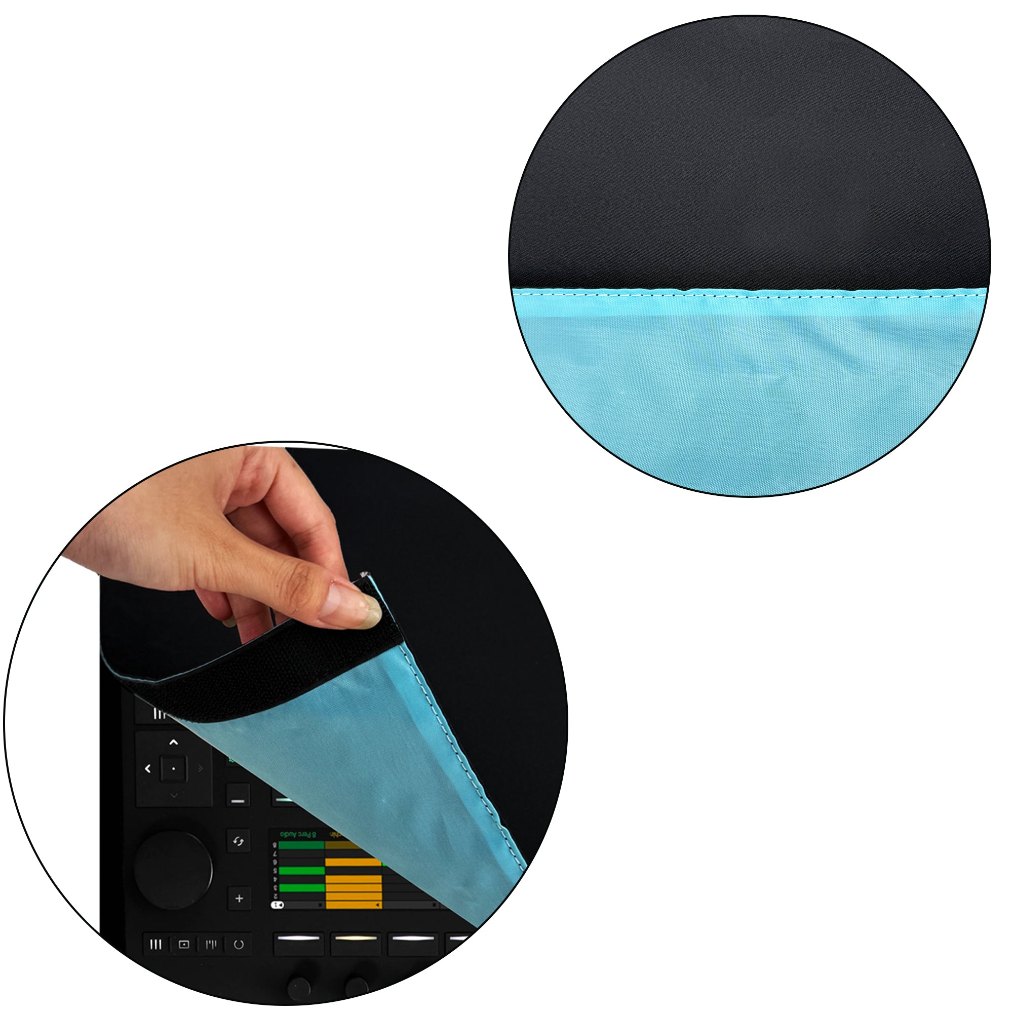 Musiin Premium Audio Workstation Controller Cover Compatible with Ableton Push 3 Dual-Layer Fabric with Hook-and-Loop Closure, Suitable for Studio and Home Production Use