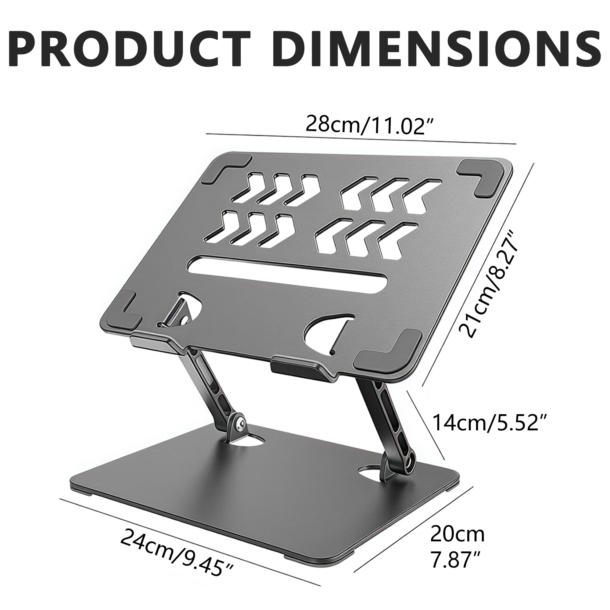 Musiin Home Studio Desktop Mixer Stand Compatible with MPC live 3,MPC Sample, Nektar CS12, RODECaster Pro II, Mixcast 4 and Most 25keys Midi controller Lift Stand, Premium Aluminum Portable Foldable