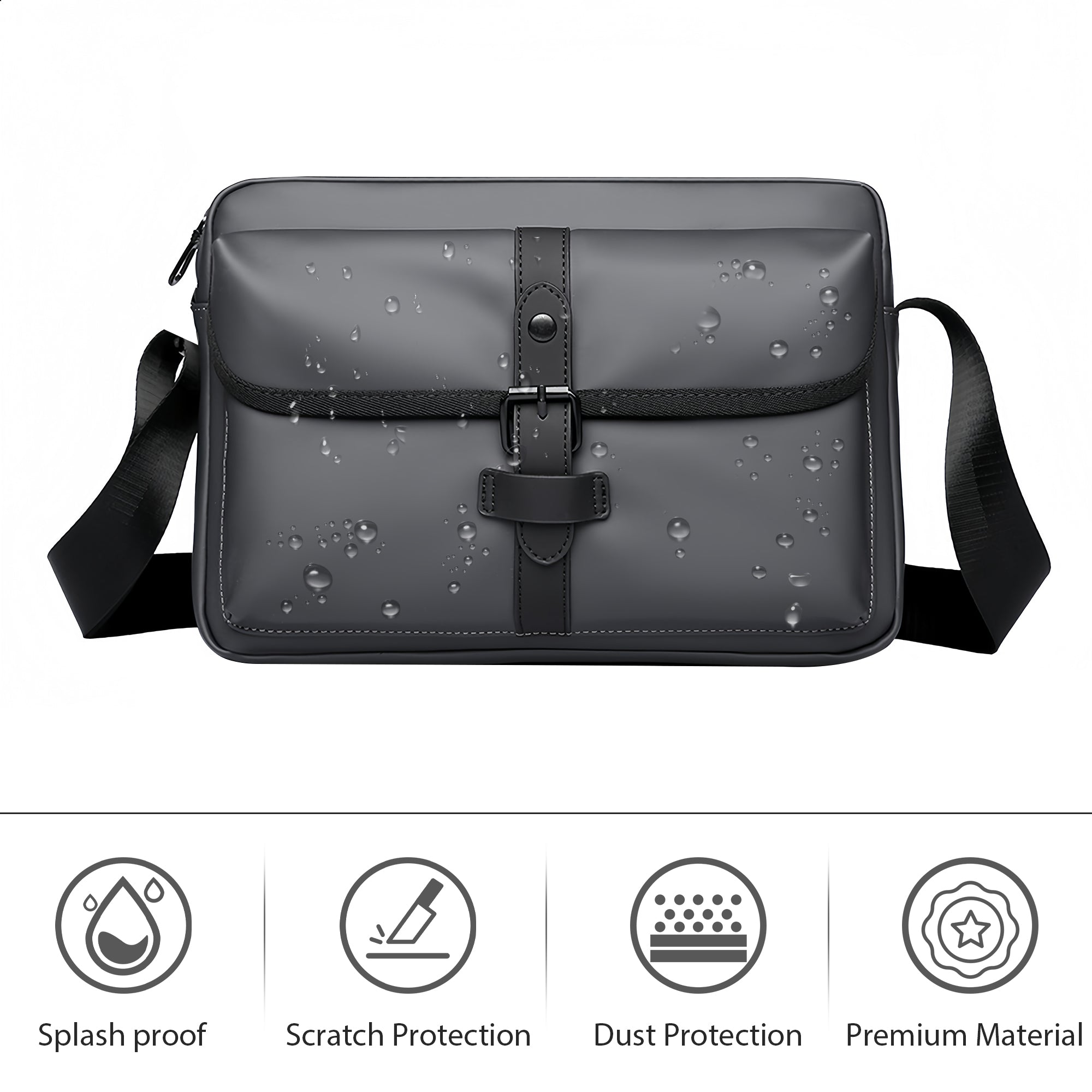 Musiin VNEX Series Audio Sampler Synth commute Bag Compatible with Akai MPC Sample/Teenage Engineering OP-1 EP-133, Portable Sling Waterproof Bag with Multi-Compartments for Travel, Live Performance