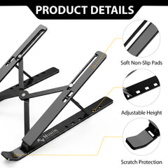 Musiin Custom DAW Controller Stand Mixer Holder Compatible with Nektar Panorama CS12,Tascam Mixcast 4,Rode RODECaster Pro II,Zoom R20/R24,Akai MPC Sample Adjustable Drum Controller MIDI Device Holder