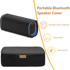 Musiin Premium Portable Bluetooth Speaker Cover Compatible with Sony ULT FIELD 5, Splash-Proof Material, Portable and Foldable, Fit Design for Home Studio and Outdoor Use.