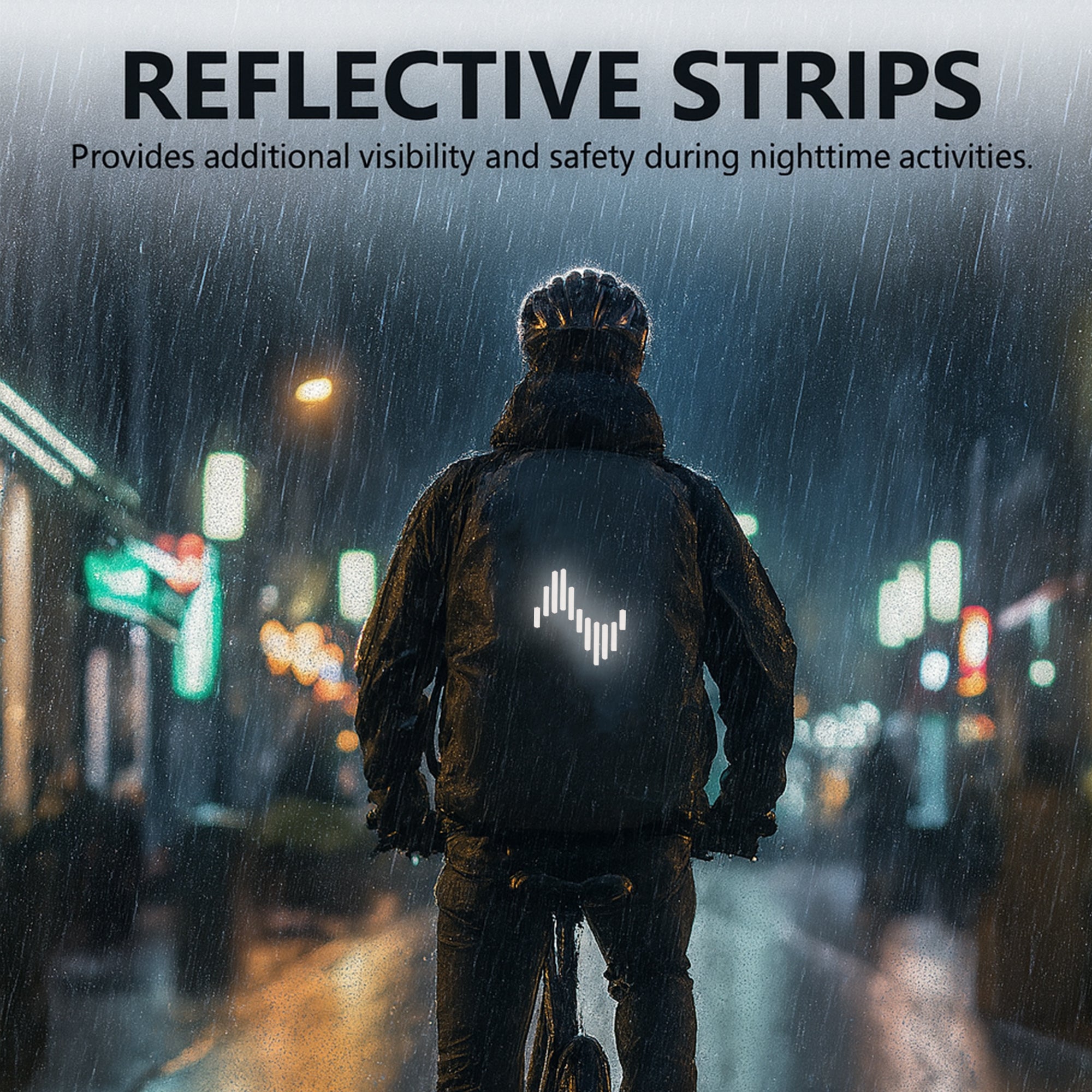 Musiin Backpack Waterproof Rain Cover, 70L Reflective Backpack Cover with Storage Pouch, Protects Musical Instruments and Gear from Rain, for Hiking, Travel, Camping, Outdoor Show Activities (Black)