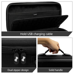 Musiin Custom Audio Interface Case Compatible with UA Apollo Solo Heritage/Apollo Solo USB, Hard Shell with Shoulder Strap, Separate Cable Compartment, Portable Storage for Studio, Travel, Daily