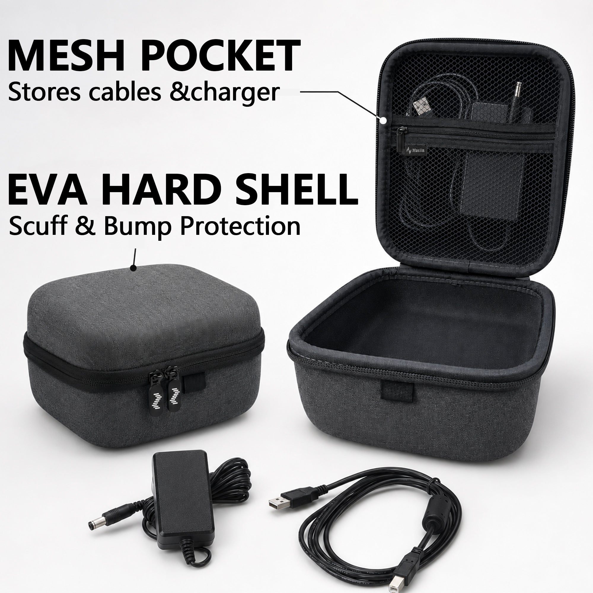 Musiin Audio Gear Case Compatible with Headrush VX5,Hologram Chroma Console