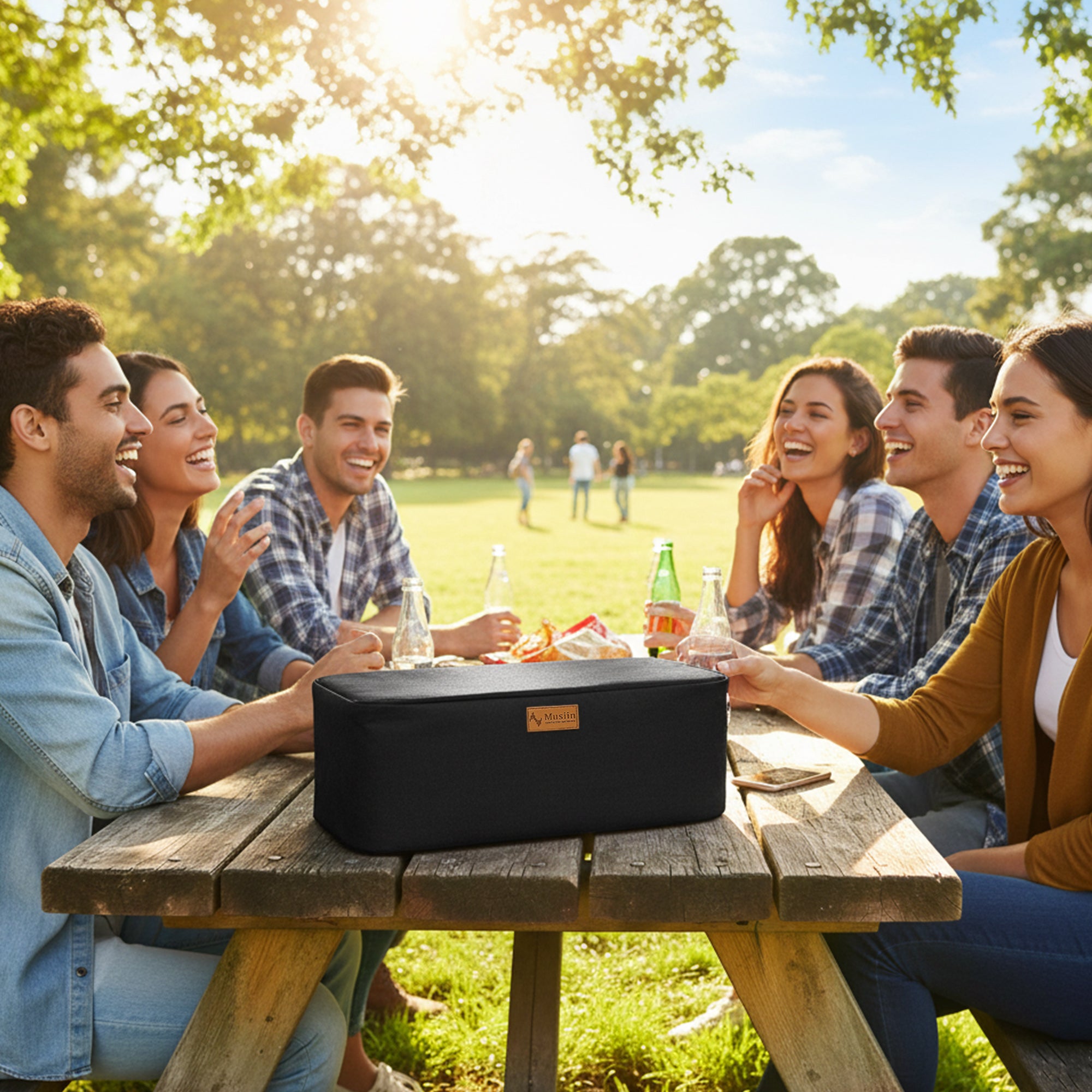 Musiin Premium Portable Bluetooth Speaker Cover Compatible with Sony ULT FIELD 5, Splash-Proof Material, Portable and Foldable, Fit Design for Home Studio and Outdoor Use.