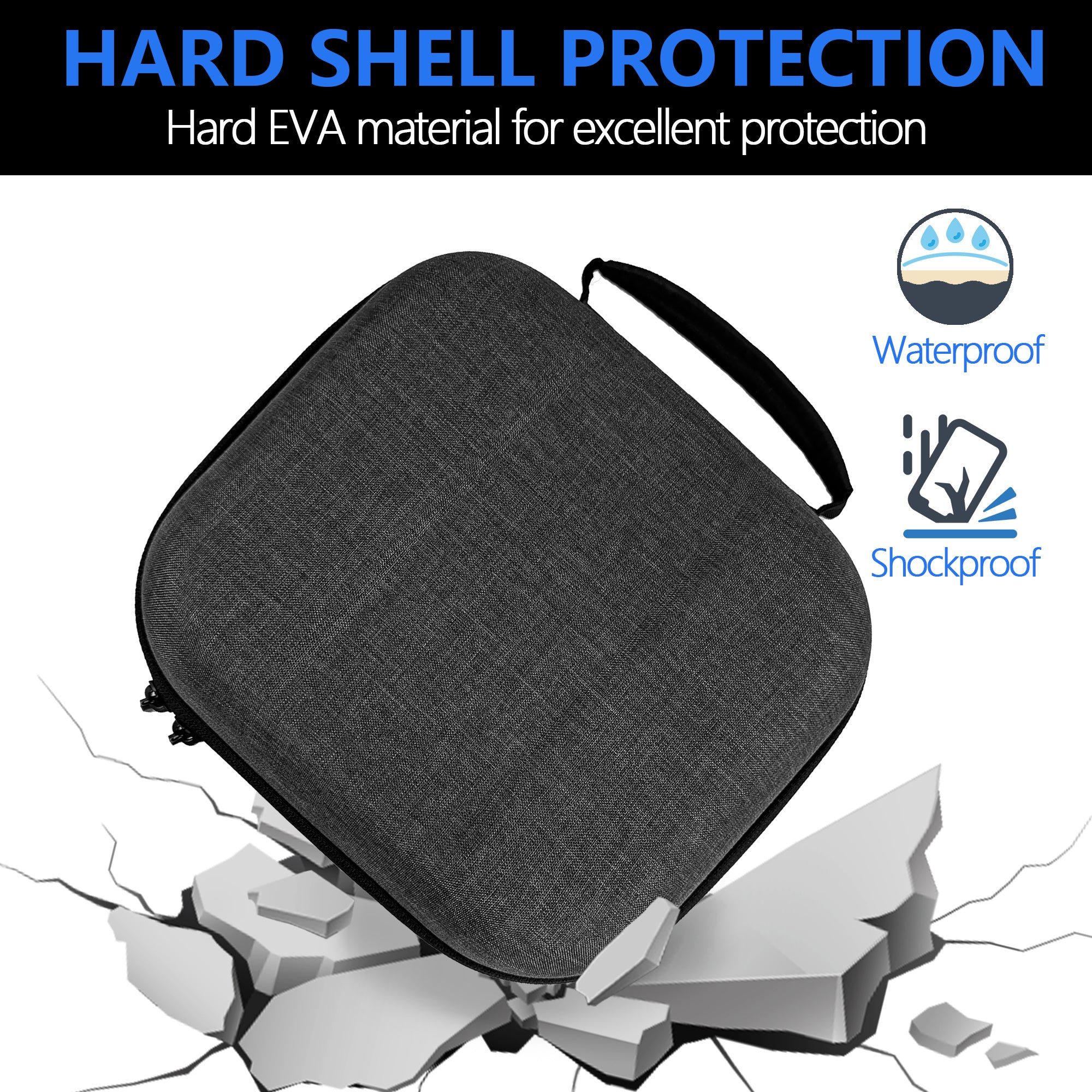Musiin Guitar Effects Pedal Case Compatible with Line 6 HX Stomp, Portable, Shockproof, and Waterproof for Daily protect Ultimate Music Creation.