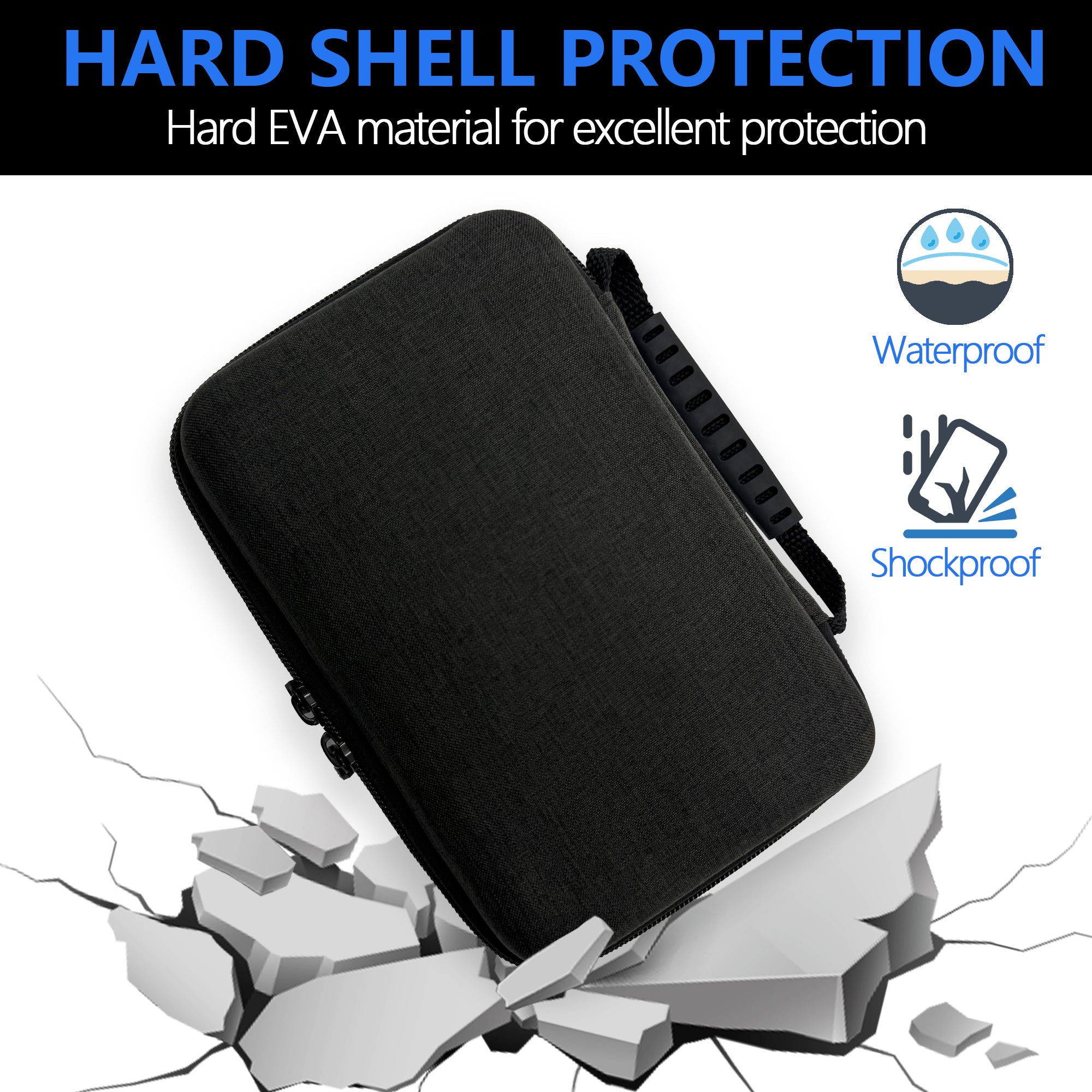 Musiin Sampler Synthesizer Case compatible with Roland AIRA Compact P-6, S-1, T-8, J-6, E-4. Dual zipper design, with mesh pockets and velvet lining. Portable, handheld storage bag(Grey)