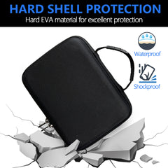 Musiin Audio Interface Carrying Case,Compatible with Audient iD14 MKII Interface/Stream OTG Soft Lining with Groove Fit,Mesh Pocket for Cables and Accessories,Ideal for Studio Recording and Travel Use