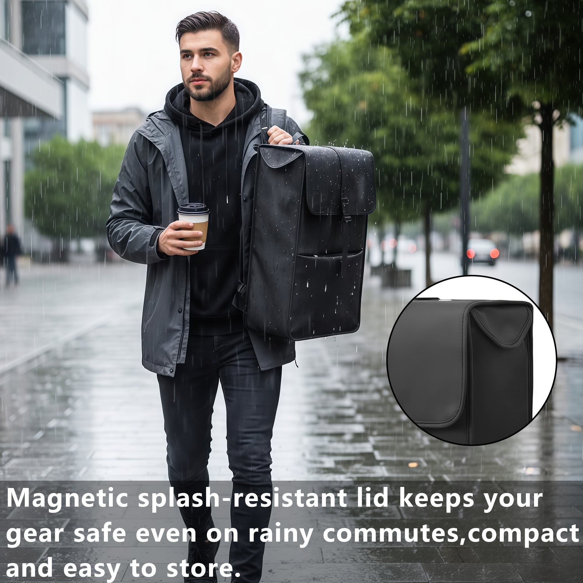 Musiin VNEX Audio Workstatin Backpack Compatible with MPC Live 3/One+,NI Maschine+ MK3,Ableton Push 3, Elektron Tonverk most DAW, Ideal for Home Studio & Live Show cover,Fully Waterproof Commuter Bag