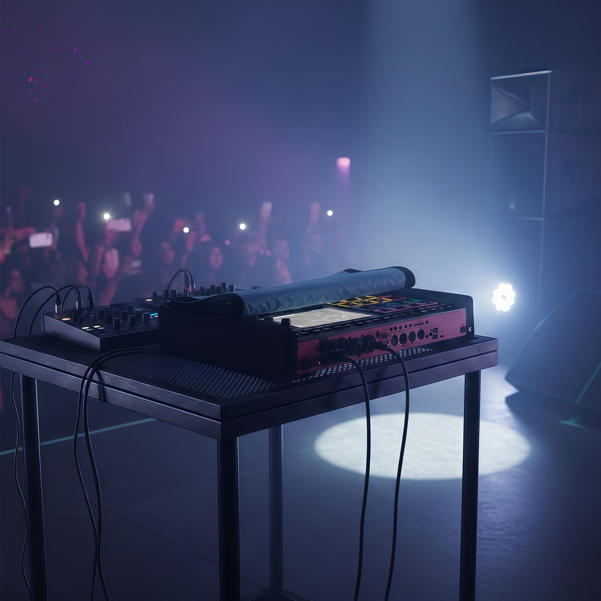 Musiin Premium Audio Workstation Cover Compatible with MPC Live III Dual-Layer Fabric with Hook-and-Loop Closure, Suitable for Studio and Home Production Daily Use