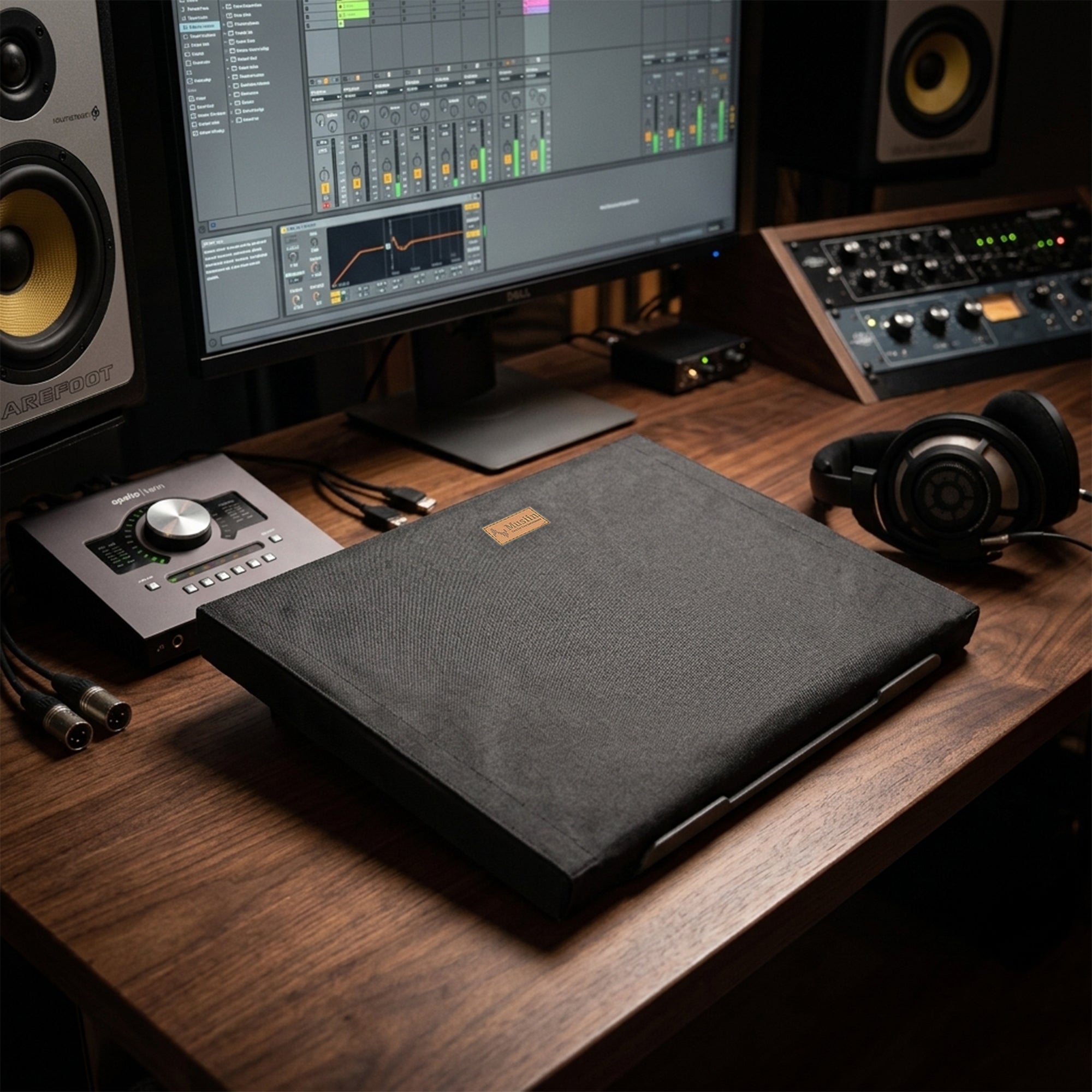 Musiin Premium Audio Workstation Controller Cover Compatible with Ableton Push 3 Dual-Layer Fabric with Hook-and-Loop Closure, Suitable for Studio and Home Production Use