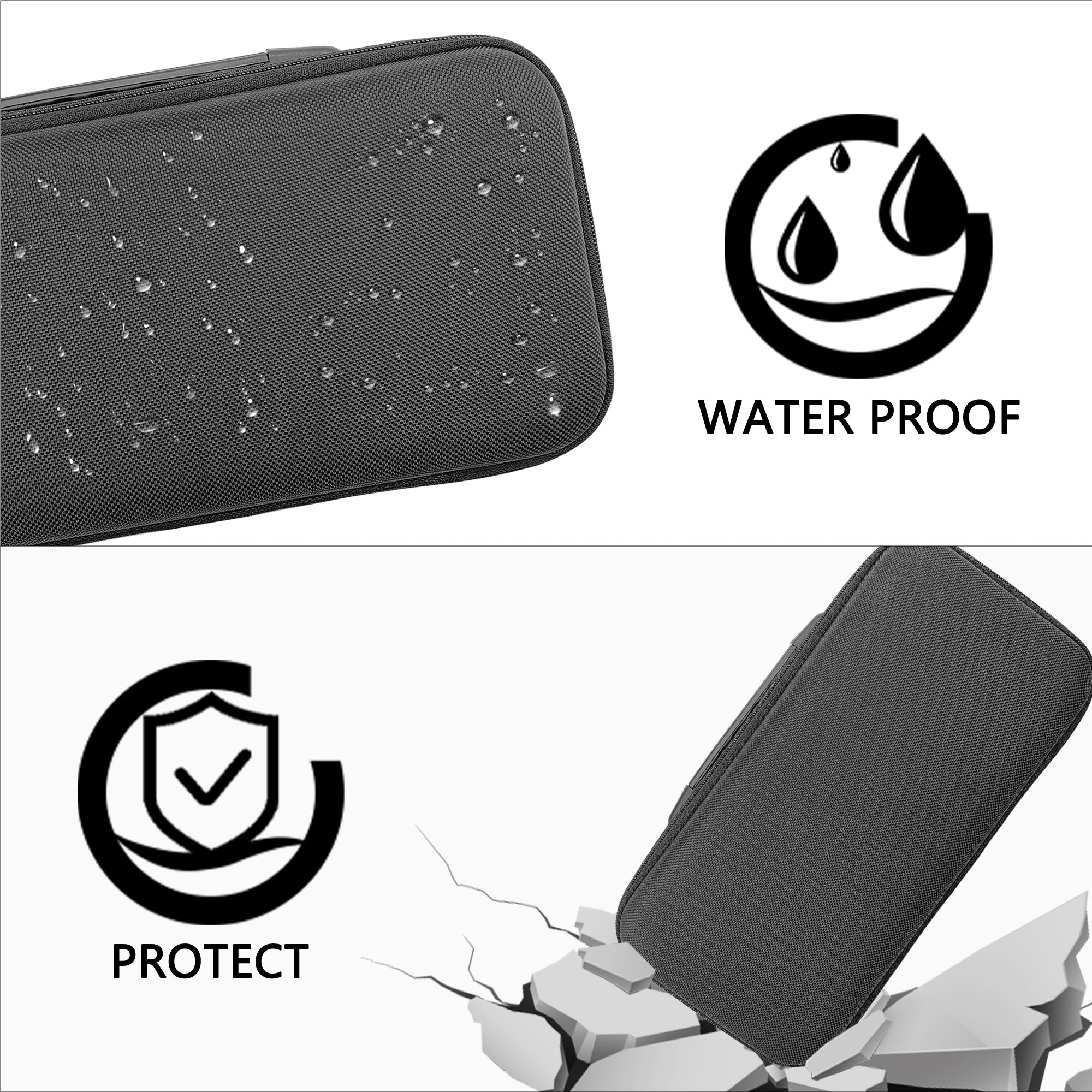 Musiin Premium Mac Case with Straps in Ultimate Protection Compatible with 2024 Mac Mini M4/Mac Mini M4 Pro Case, Travel-Ready for Magic Mouse, Magic Keyboard, Magic Trackpad and Accessories.