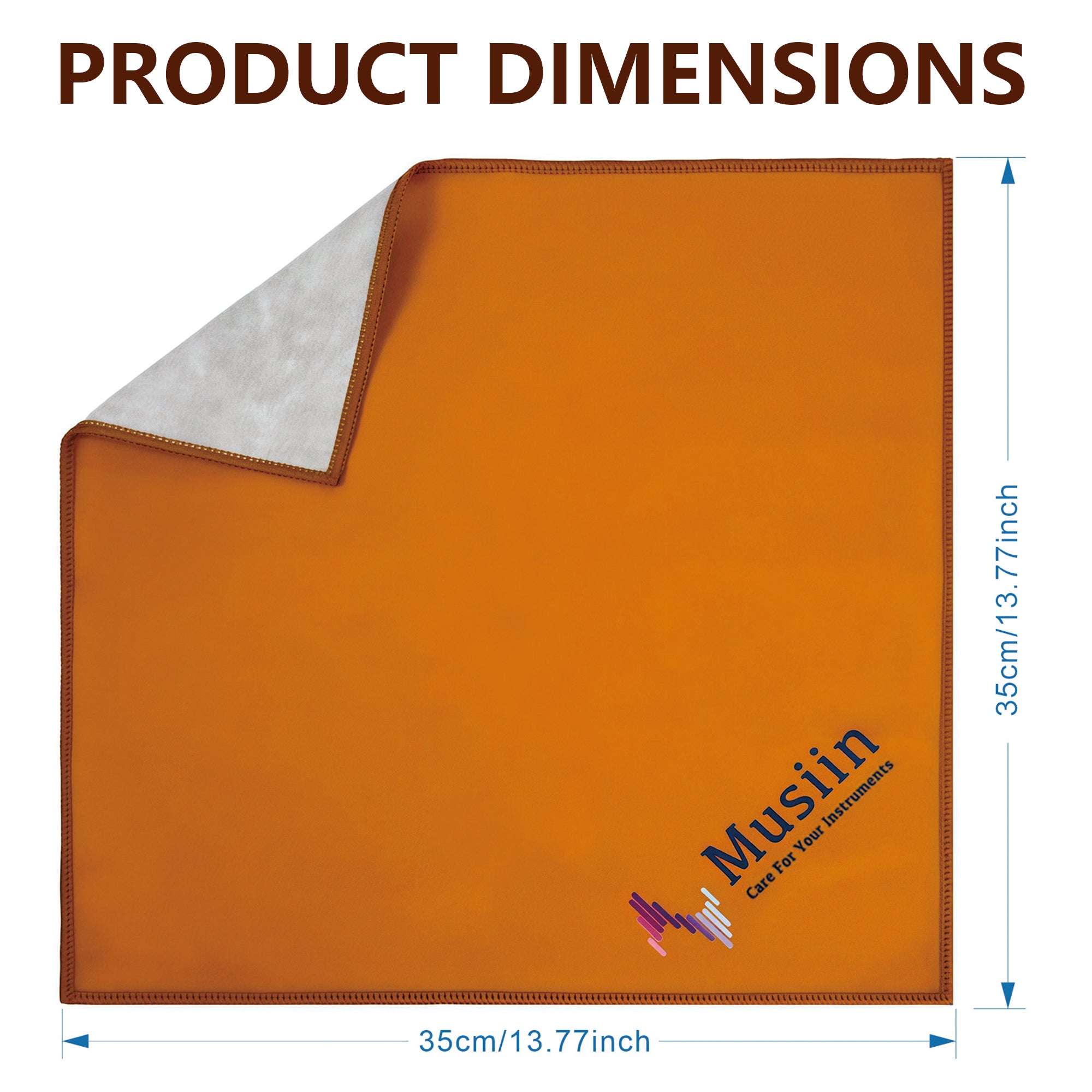 Musiin Premium Self-Adhesive Cloth for Microphone Cover Guitar Head Cover, 13×13in Cloth for Most Revelator Dynamic USB Harmonica Small Audio Equipment and More, black & khaki set for easy pairing