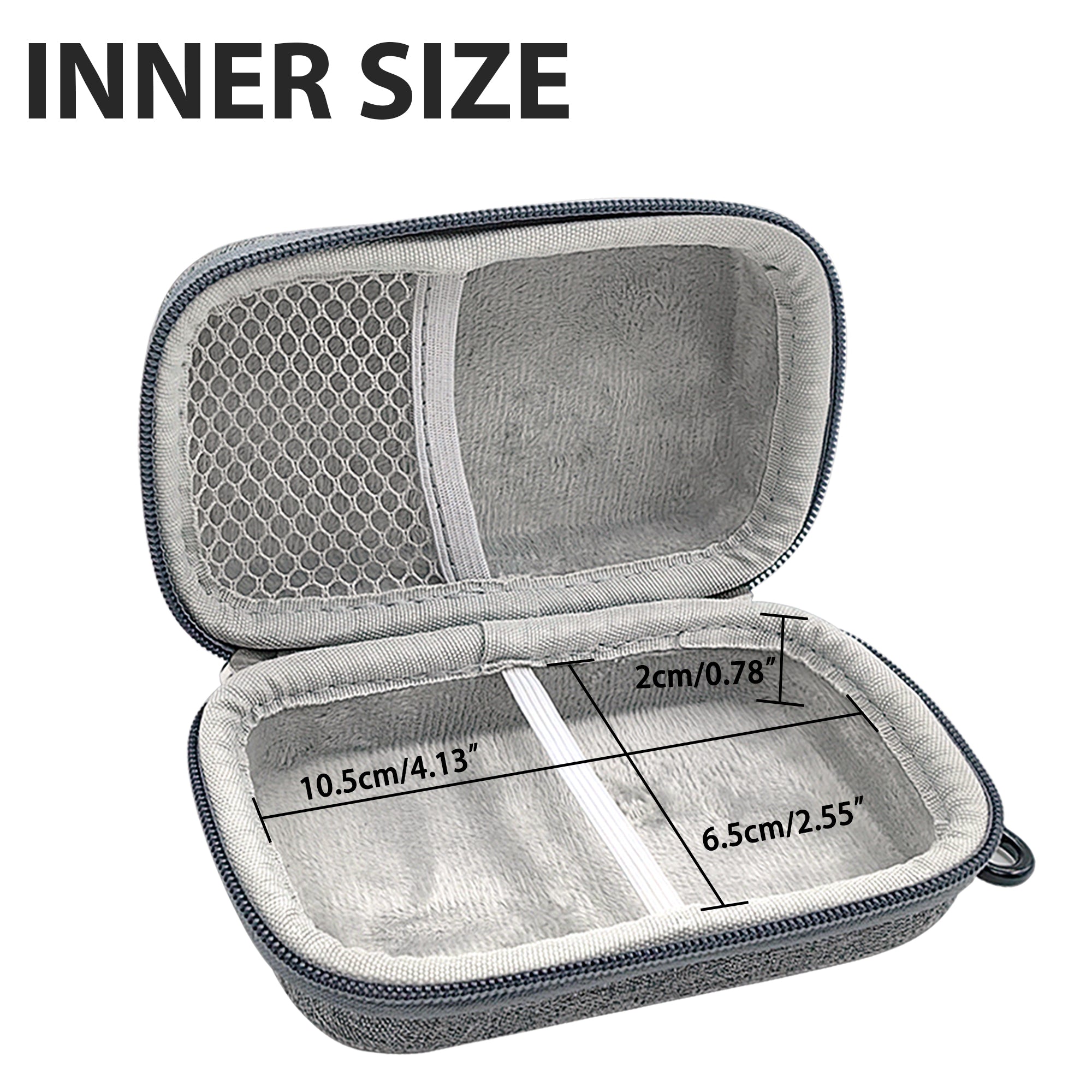 Musiin Custom Guitar Audio Interface Carrying Case Compatible with IK Multimedia iRig HD X, iRig 2, iRig HD 2, Teenage Engineering TX-6, EVA Hard Shell Portable Bag with Mesh Pocket