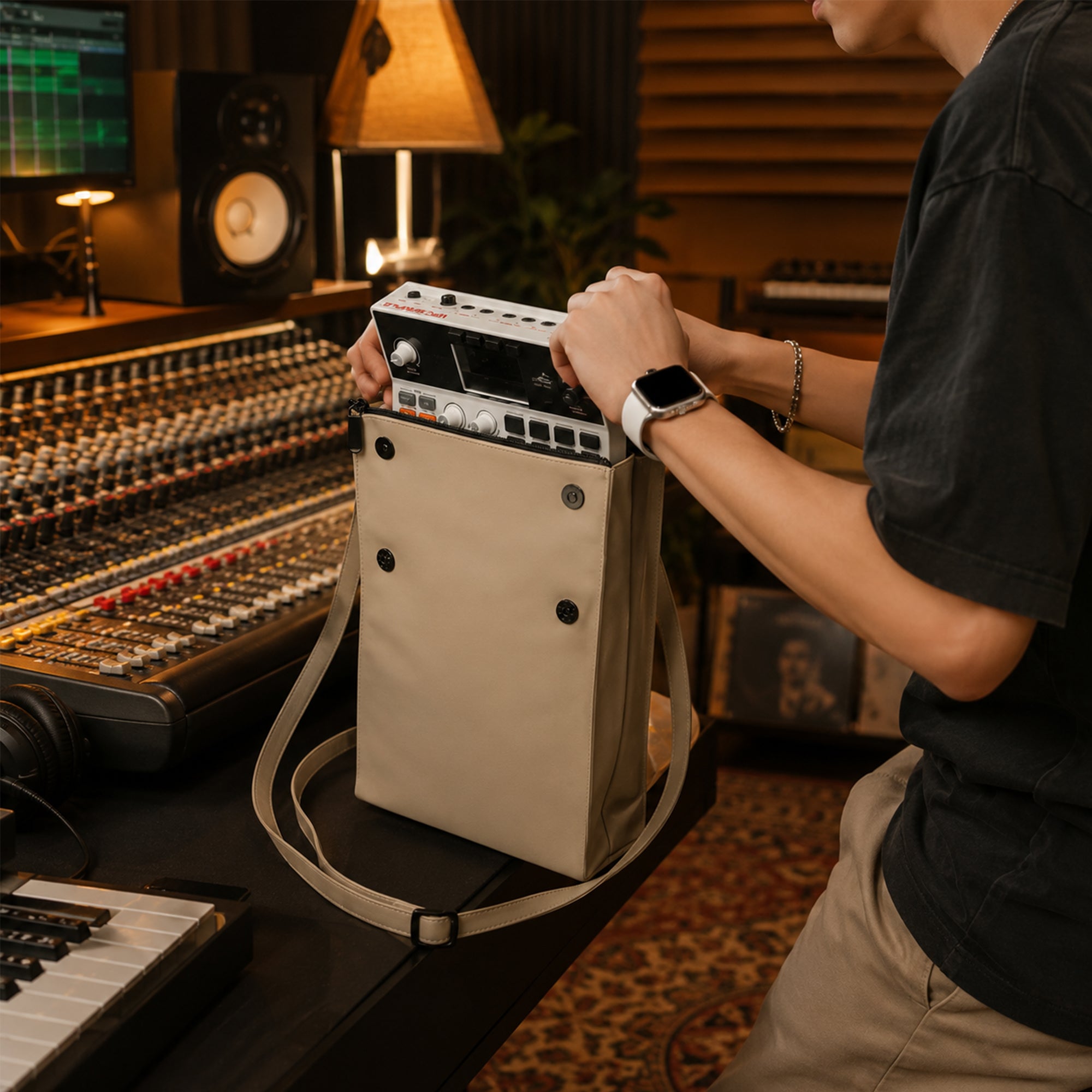 Musiin VNEX Commute Bag Compatible with Bose QC Ultura, Akai MPC Sample