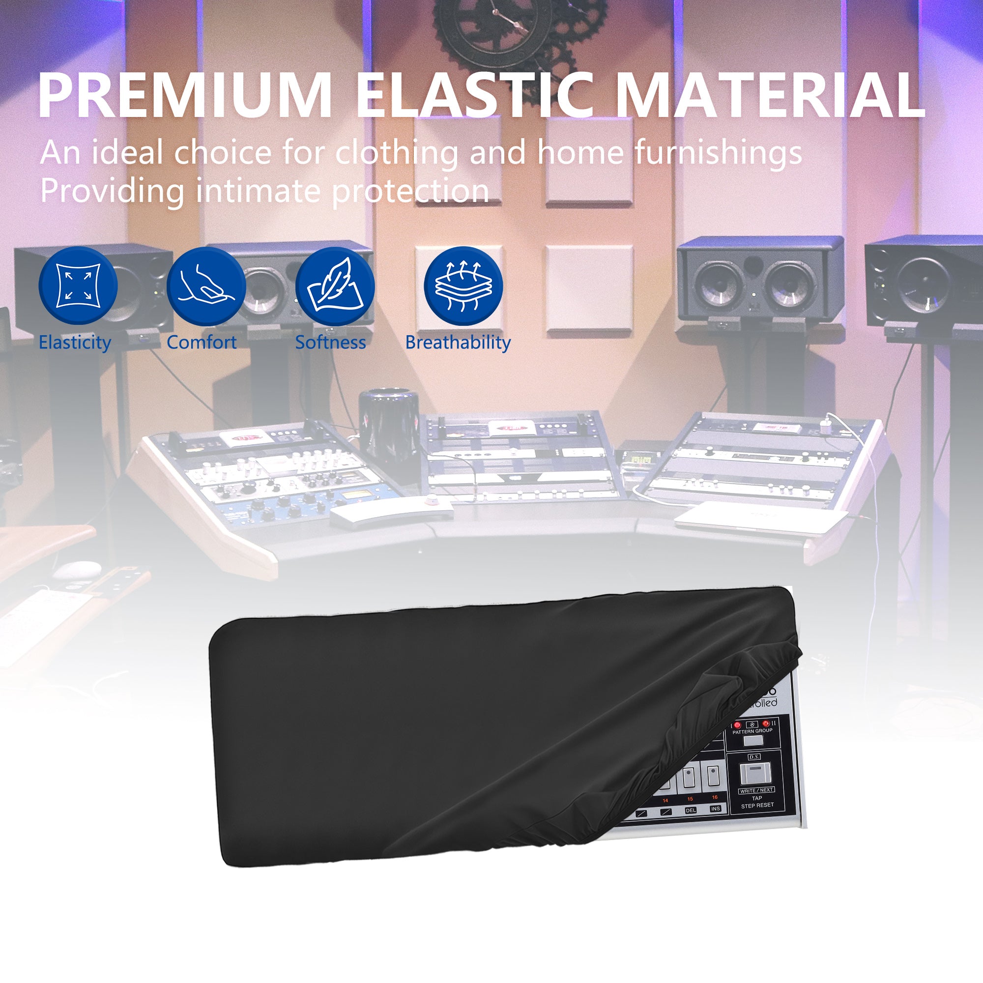 Musiin Premium Drum Machine Dust Cover Compatible with Roland TR-06 TR-08