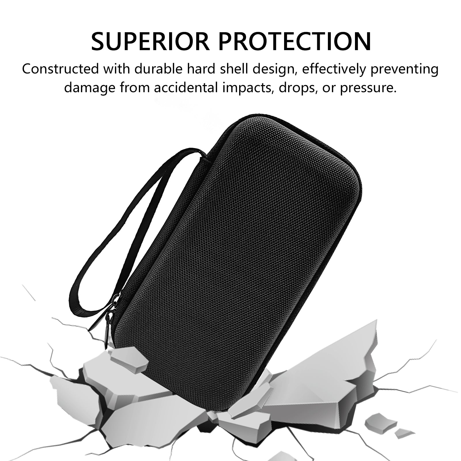 Musiin Digital Recorder Case Compatible with Storage H4N Pro Portable Handheld Digital Mixer Hard Shell Case (Black)