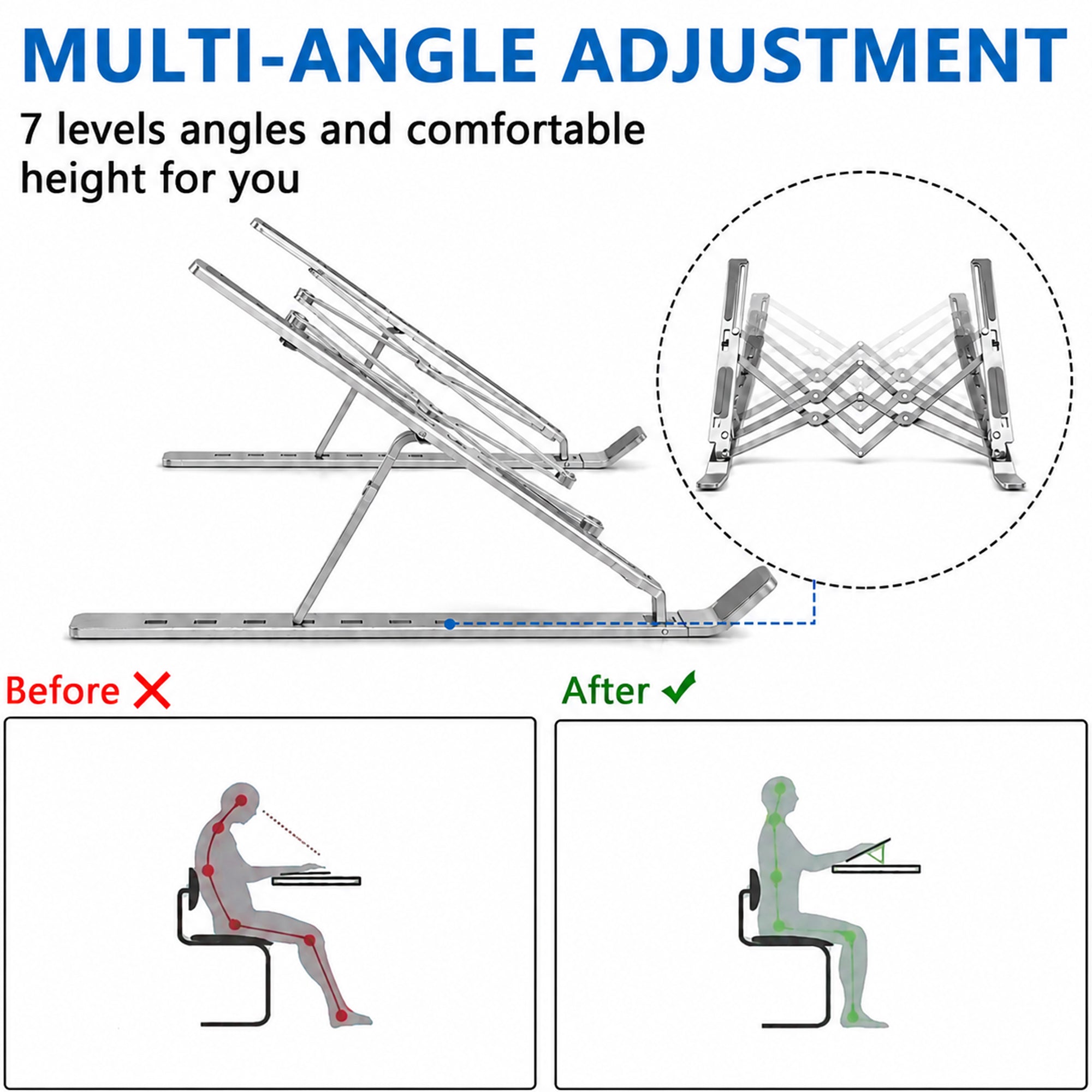 Musiin Audio Mixer Stand Compatible with Behringer X-TOUCH(Silver X-Large)
