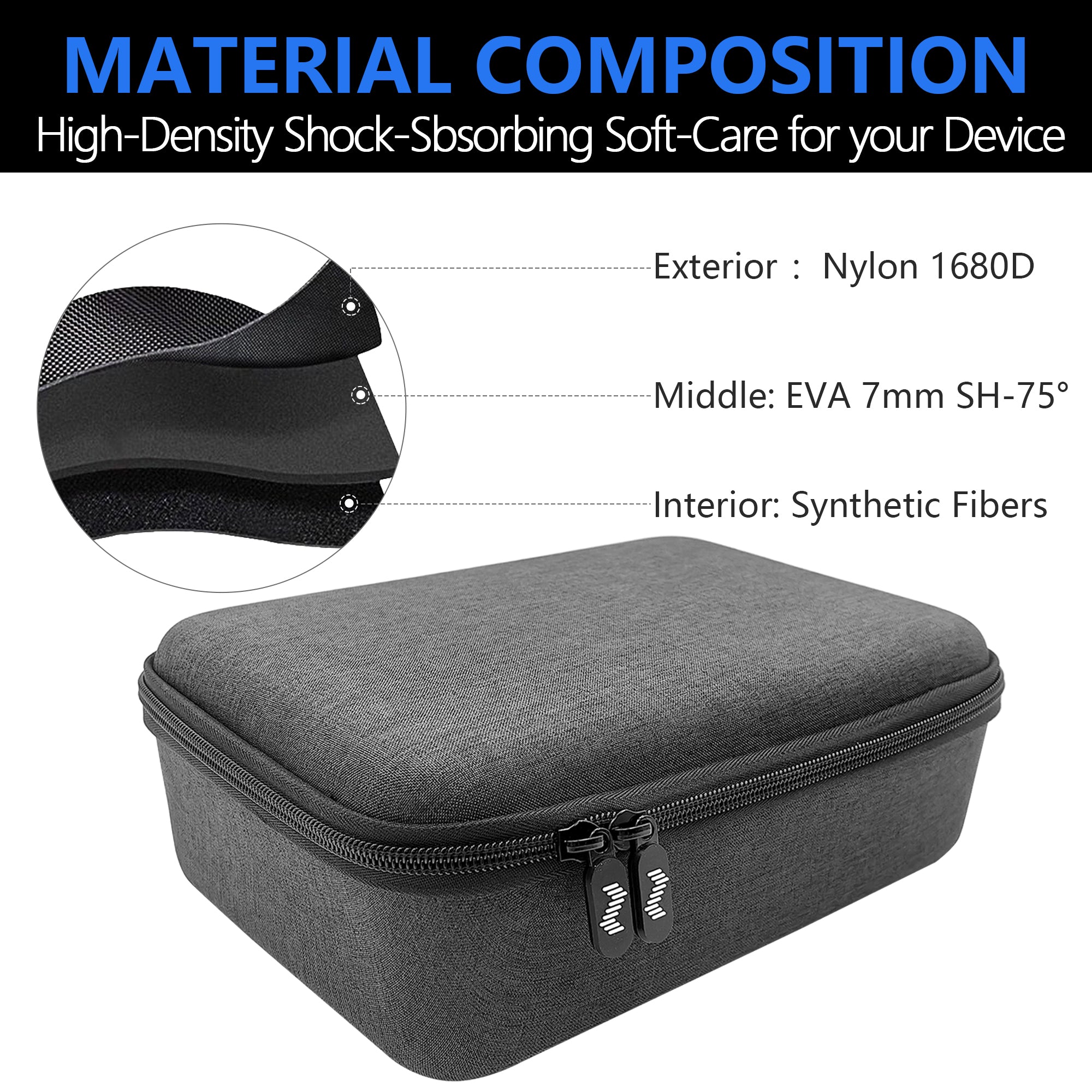 Musiin Hard Shell Case Compatible with SSL2 MKII OTG, SSL 2 or 2+ and SSL2 MKII and 2+ MKII Interface Audio Interface Cover, Protective Travel Case (Grey)