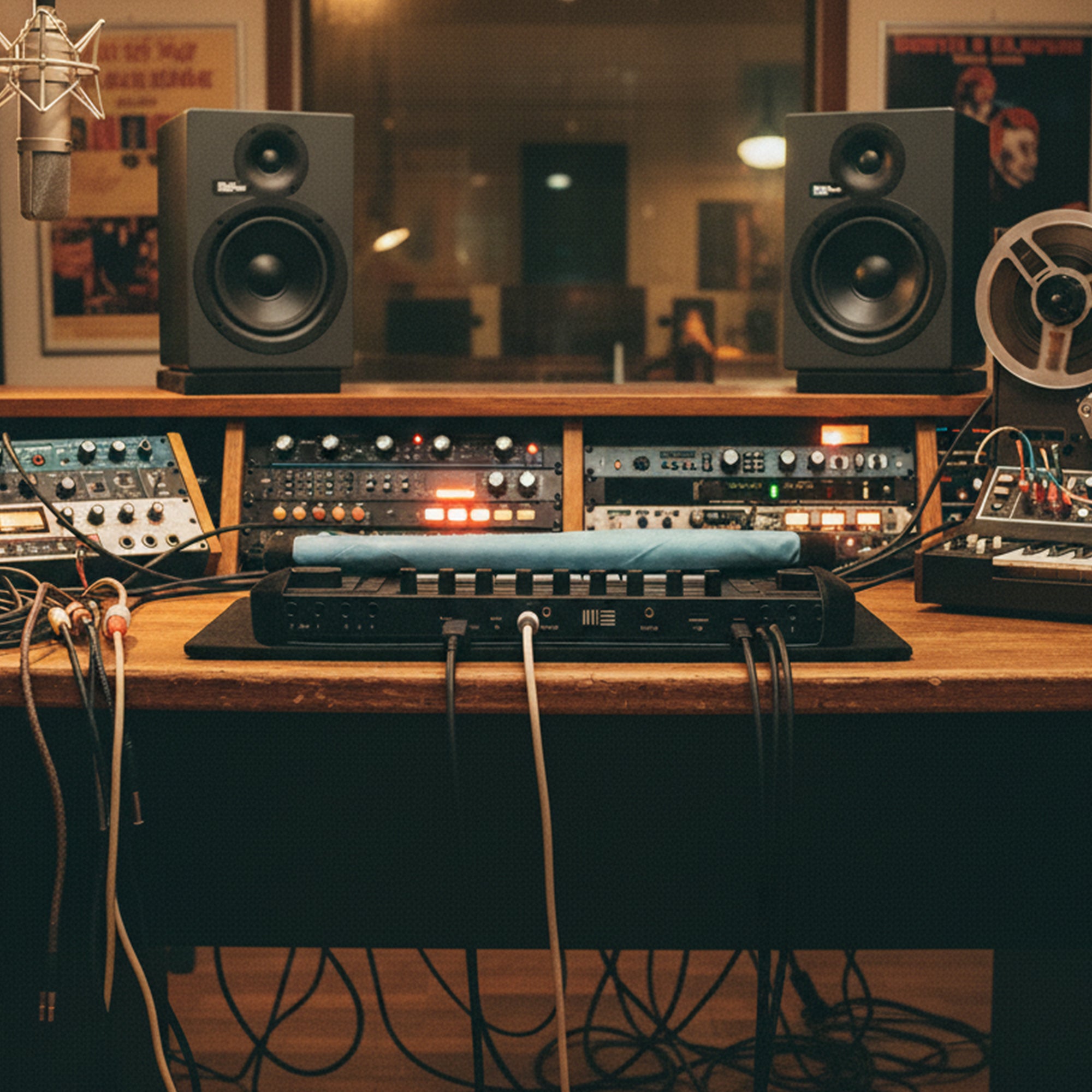 Musiin Premium Audio Workstation Controller Cover Compatible with Ableton Push 3 Dual-Layer Fabric with Hook-and-Loop Closure, Suitable for Studio and Home Production Use