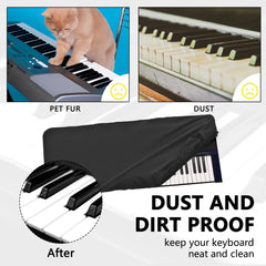 Musiin 61 Key Piano Keyboard Cover Compatible with Roland E-X30,Yamaha KB
