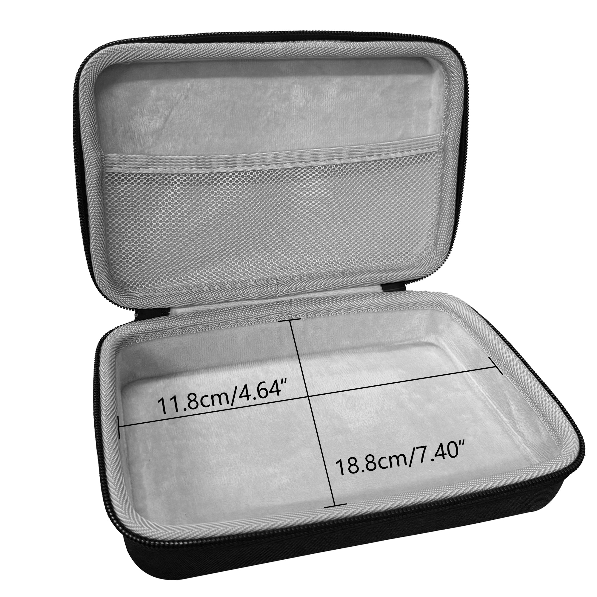 Musiin Sampler Synthesizer Case compatible with Roland AIRA Compact P-6, S-1, T-8, J-6, E-4. Dual zipper design, with mesh pockets and velvet lining. Portable, handheld storage bag(Grey)