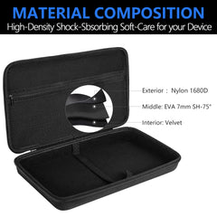 Musiin Premium Velvet Hardshell Travel Case Compatible with Native Instruments Maschine Mikro MK3 case Drum Controller Analog Device cover