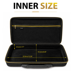 Musiin Audio Device Case Compatible with Behringer RD-78,Zoom R12,SSL 12