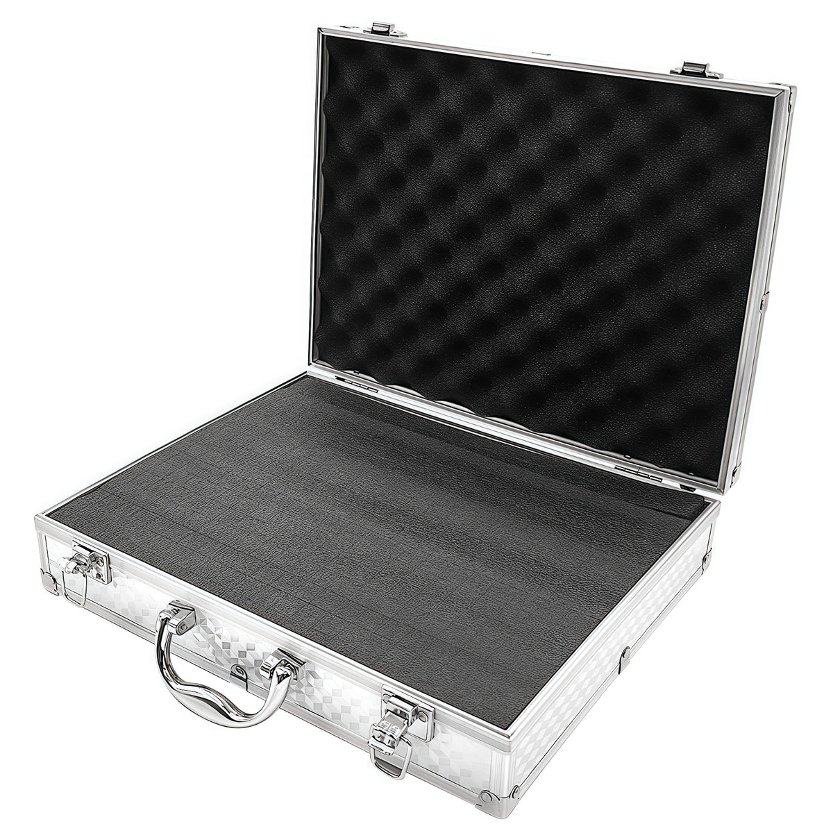 Musiin Audio Equipment Microphone Portable Case,Compatible with SM58,57,MV88,BETA58A,PGA58,Aluminum Alloy Design for Storing and Carrying Audio Gear,Wireless Mic Systems,and Camera Equipment (Silver)