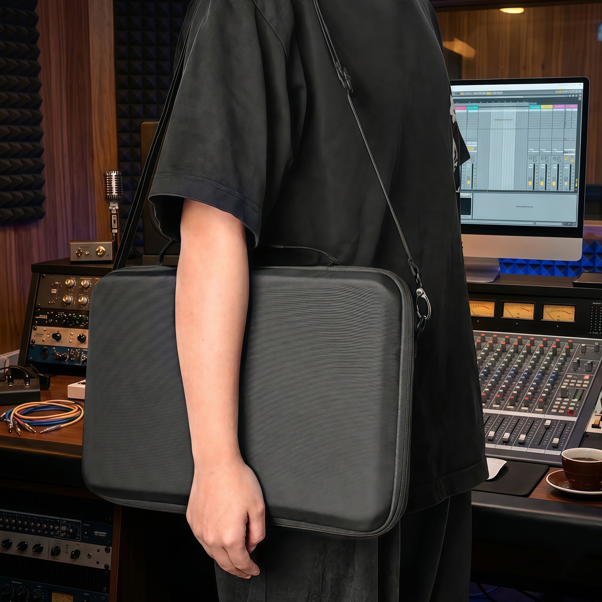 Musiin Premium Velvet Midi Keyboard Case Compatible with Arturia MiniLab 3
