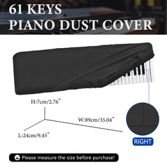 Musiin 61 Key Keyboard Cover Compatible with Arturia KeyLab Essential 61