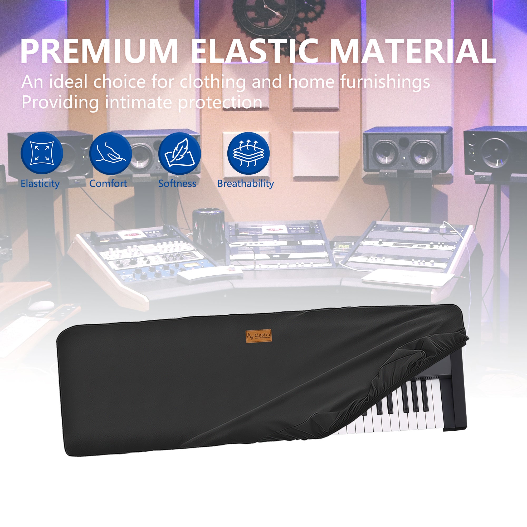 Musiin Premkum 73 Key Synthesizer Cover Compatible with Roland JUNO-X